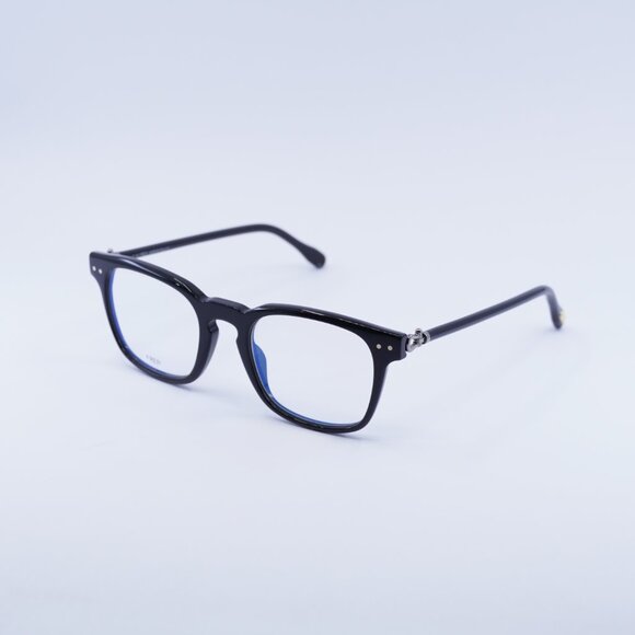 Fred FG50006I 001 Eyeglasses Black 50mm Square Frame - Picture 7 of 10